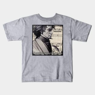 Beethoven blues Kids T-Shirt